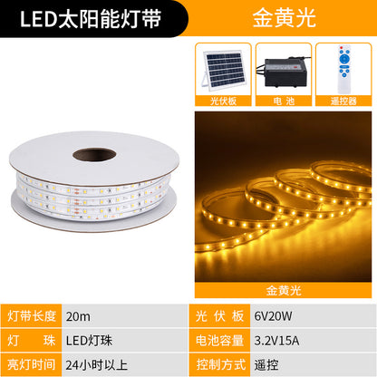 Solar LED Outdoor Waterproof Wall Lighting Strip